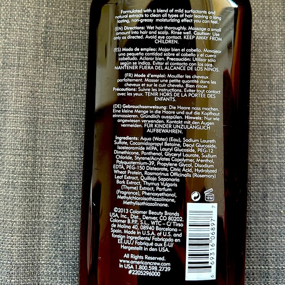 American Crew Daily Moisturizing Shampoo - Picture 2 of 3